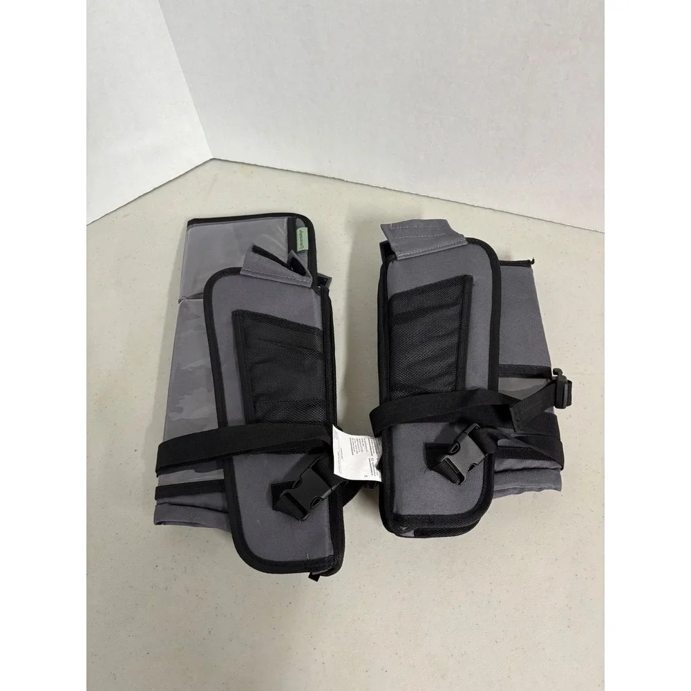 Dreambaby Gray Stroller Car Seat Travel Organizer Mesh Pockets‎ 2 Pack L2380
